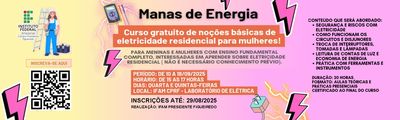 Projeto de extensão “Manas de Energia”