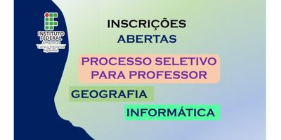 PSS PROFESSOR SUBSTITUTO EDITAL Nº 04/2025/CPRF/IFAM